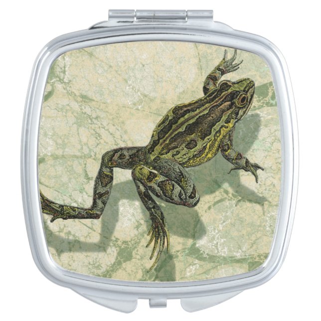 Toad Swinning in the Water Makeup Mirror (Front)