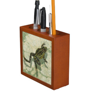 Toad Swinning in the Water Pencil Holder