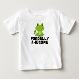 Toadally Awesome Funny Toad Frog  Baby T-Shirt