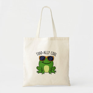 Toadally Cool Funny Toad Pun Tote Bag