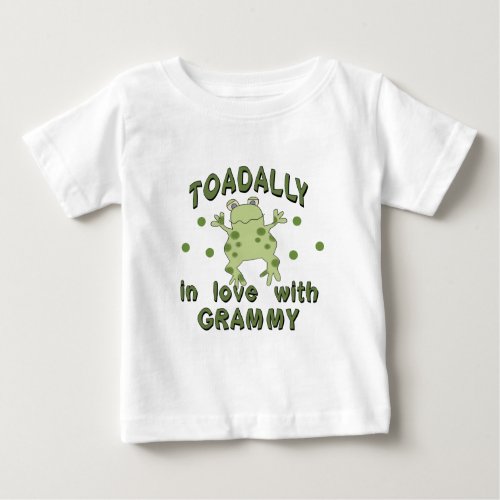 TOADALLY Love Grammy Frog Baby T_Shirt