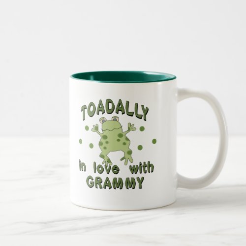 TOADALLY Love Grammy Frog Two_Tone Coffee Mug