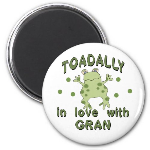 TOADALLY Love Gran Frog Magnet