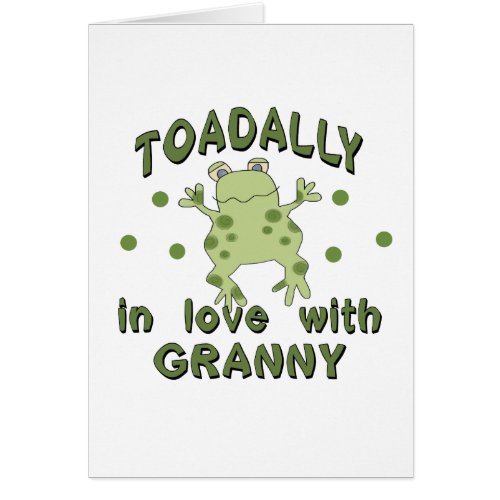 TOADALLY Love Granny Frog