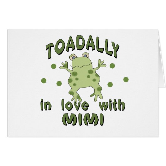 TOADALLY Love Mimi Frog Cards (Front Horizontal)