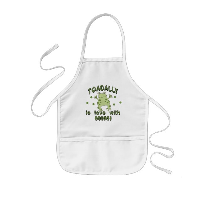 TOADALLY Love Mimi Frog Kids' Apron (Front)