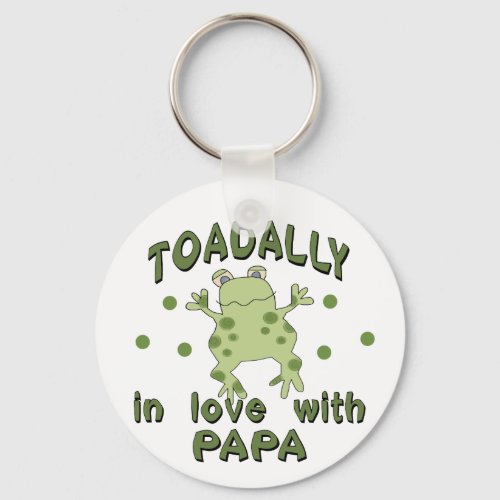TOADALLY Love Papa Frog Keychain