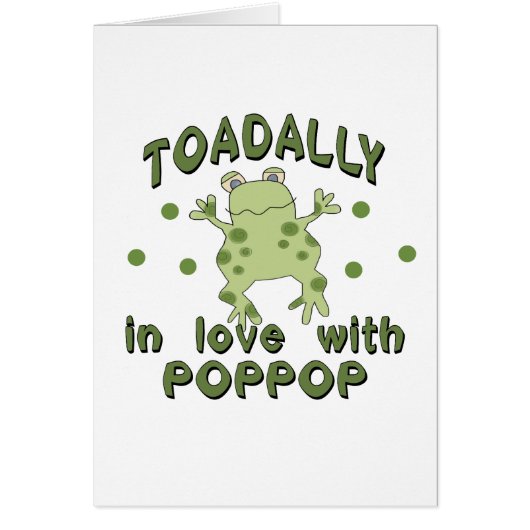TOADALLY Love PopPop Frog Cards (Front)