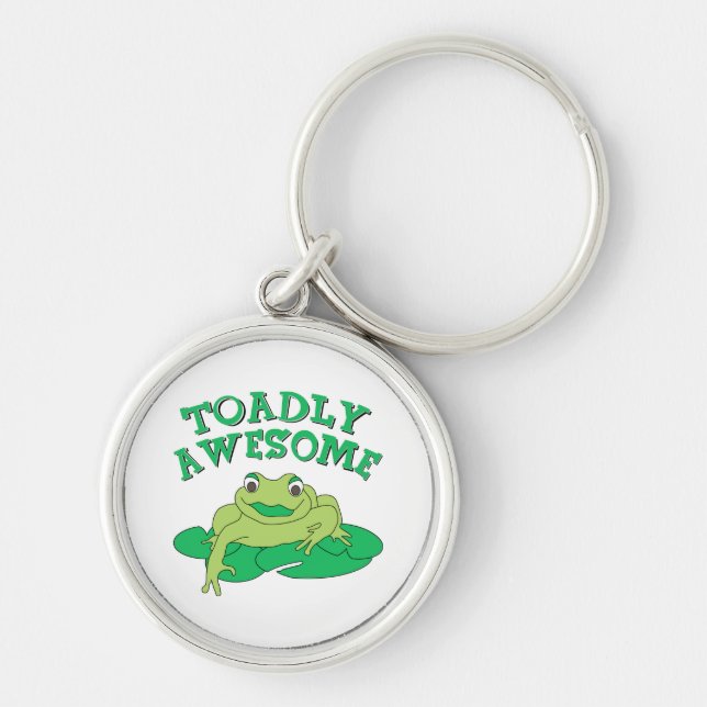 TOADly Awesome  Keychain (Front)