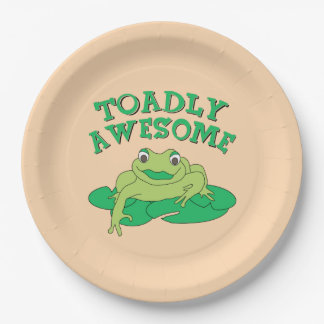 TOADly Awesome  Paper Plates