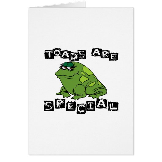 Toads Are Special Cards (Front)