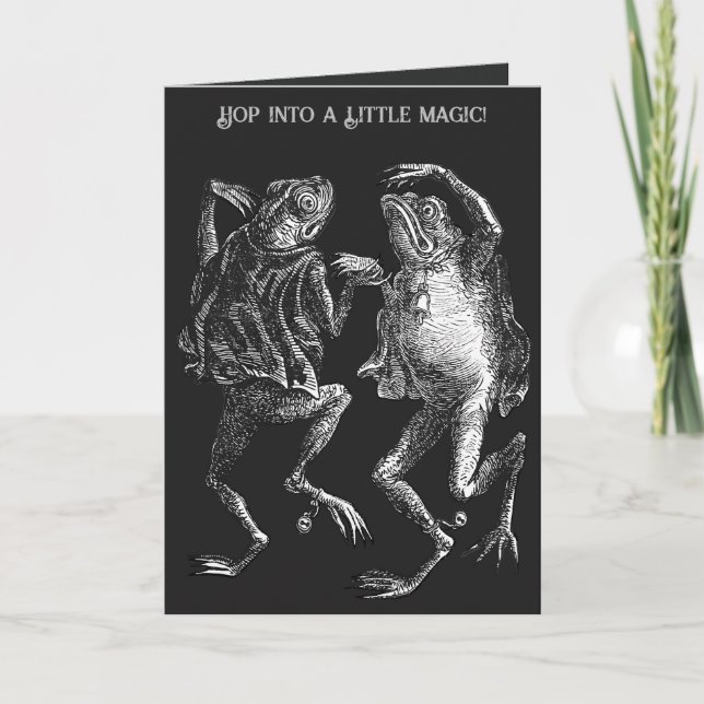 Toads Dancing On The Sabbath Dictionnaire Infernal Card (Front)