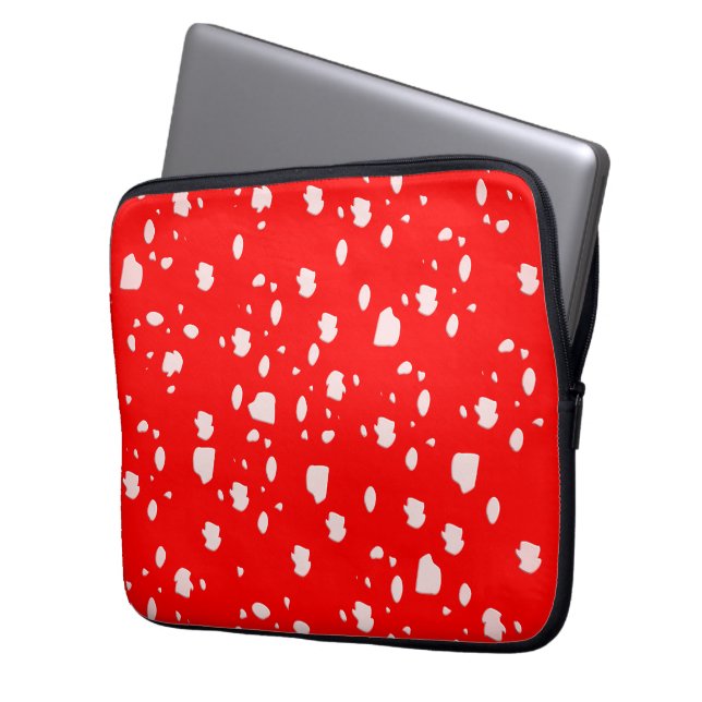Toadstool  art laptop sleeve (Front Left)