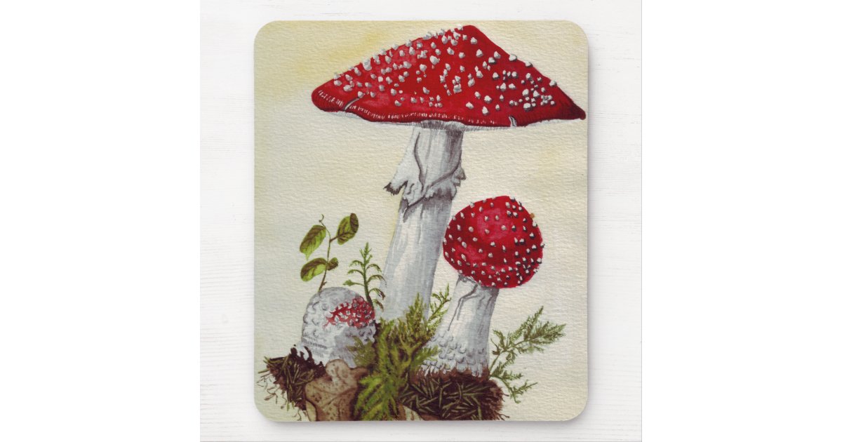 Toadstool Mouse Pad | Zazzle