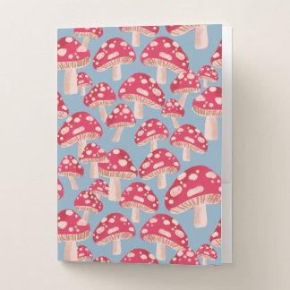 Toadstool Mushroom Folders