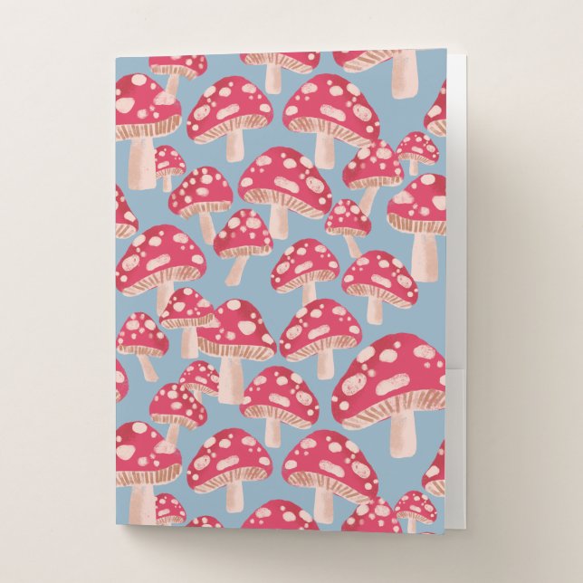 Toadstool Mushroom Folders (Front)