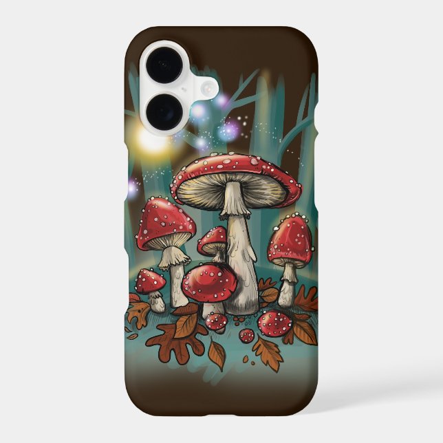 Toadstool mushrooms~ iphone case (Back)