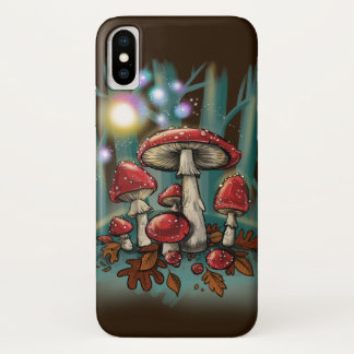 Toadstool mushrooms~ iphone x case