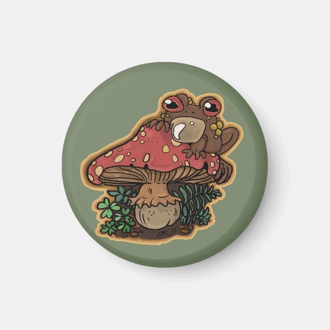 Toadstool Toad  Magnet (Front)