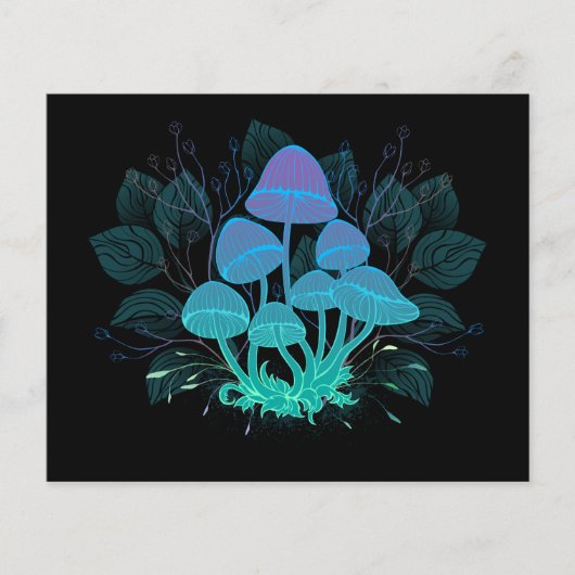 Toadstools in Bushes (Front)