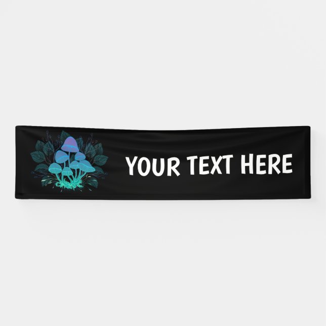 Toadstools in Bushes Banner (Horizontal)