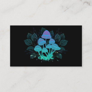 Toadstools in Bushes Business Card