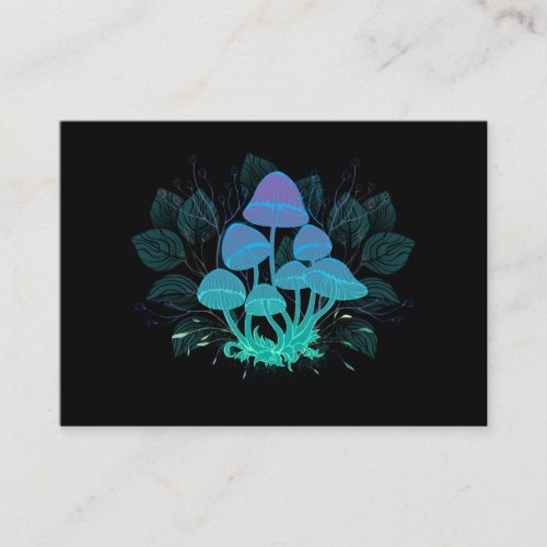 Toadstools in Bushes Business Card