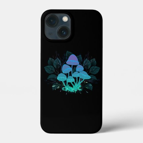 Toadstools in Bushes iPhone 13 Mini Case