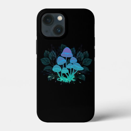 Toadstools in Bushes iPhone 13 Mini Case