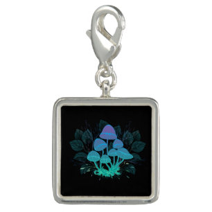 Toadstools in Bushes Charm