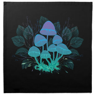 Toadstools in Bushes Cloth Napkin