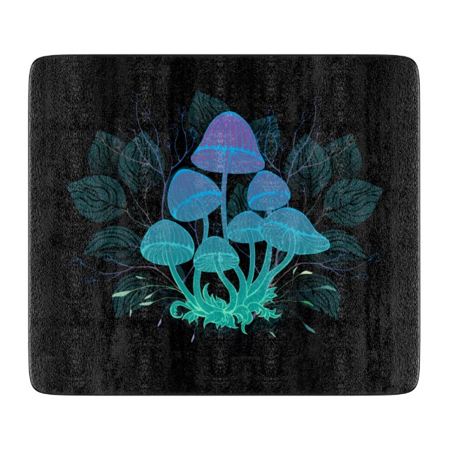 Toadstools in Bushes Cutting Board (Front)