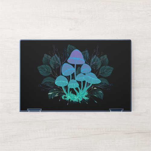 Toadstools in Bushes HP Laptop Skin