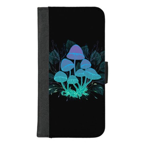 Toadstools in Bushes iPhone 87 Plus Wallet Case