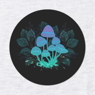 Toadstools in Bushes Labels