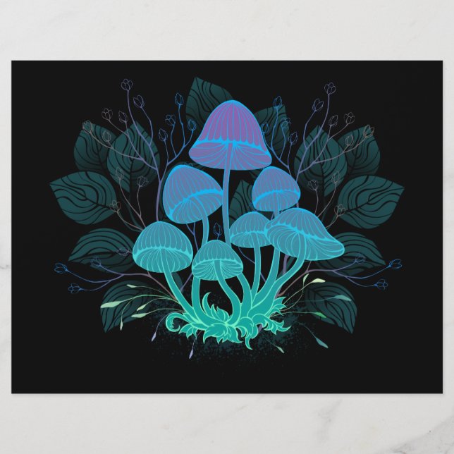 Toadstools in Bushes Letterhead (Front)