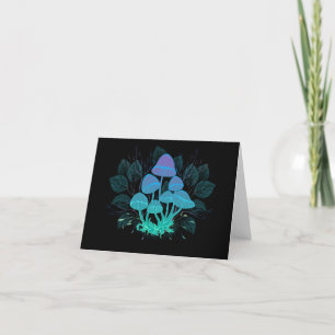 Toadstools in Bushes Letterpress Thank You Card