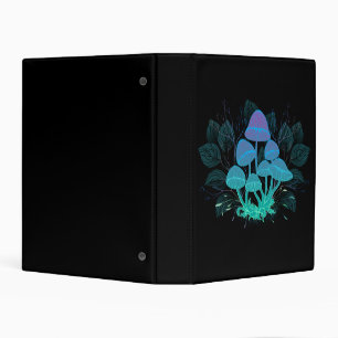 Toadstools in Bushes Mini Binder