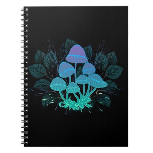 Toadstools in Bushes Notebook