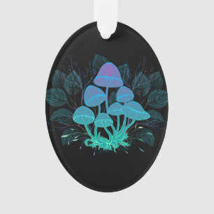 Toadstools in Bushes Ornament