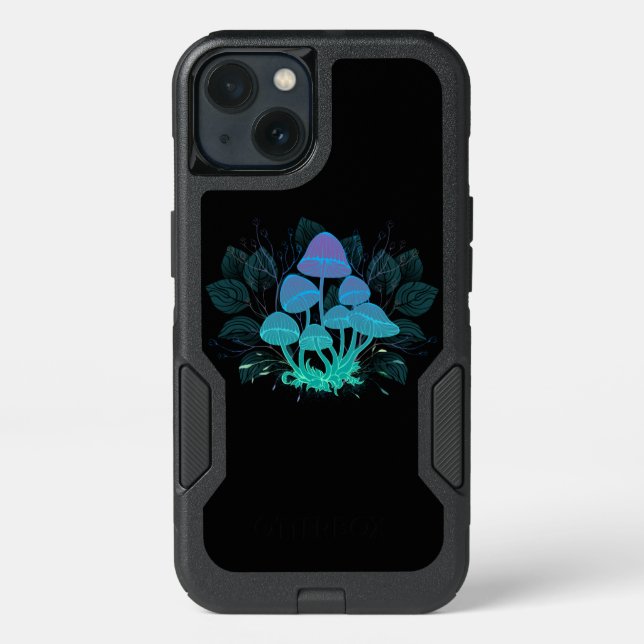 Toadstools in Bushes Otterbox iPhone Case (Back)