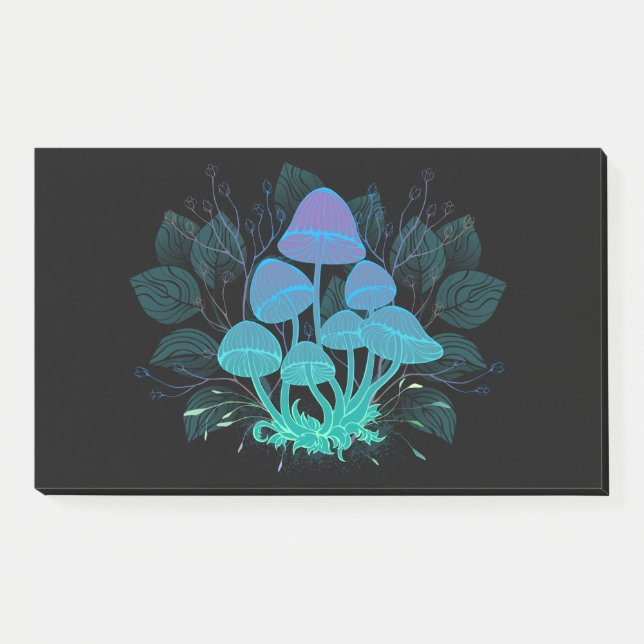 Toadstools in Bushes Post-it Notes (Front)