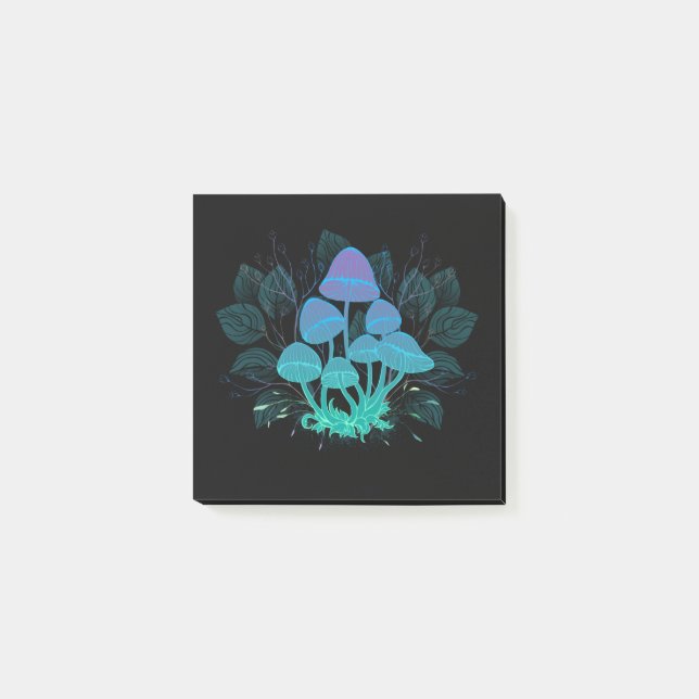 Toadstools in Bushes Post-it Notes (Front)