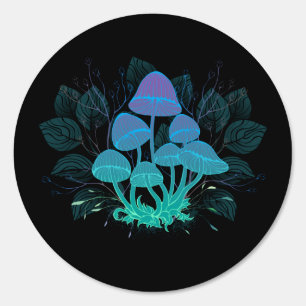 Toadstools in Bushes Sign