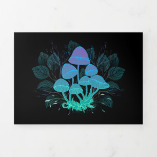 Toadstools in Bushes Tri-Fold Program
