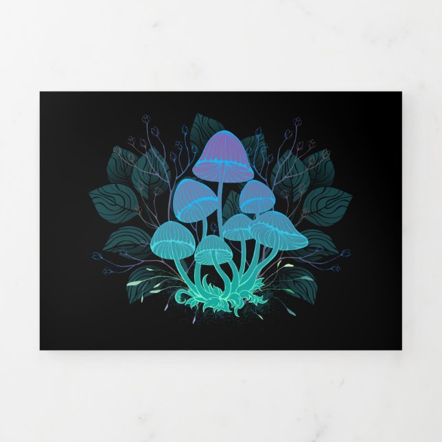 Toadstools in Bushes Tri-Fold Program (Cover)