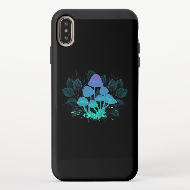 Toadstools in Bushes Uncommon iPhone Case (Back)