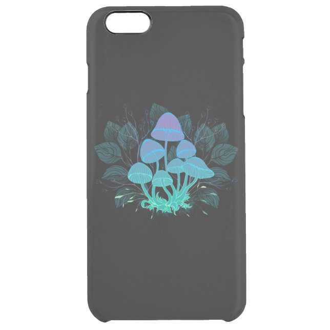 Toadstools in Bushes Uncommon iPhone Case (Back)