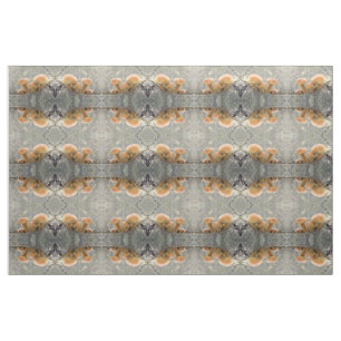Toadstools on a Tree Trunk Patterned Animal Fabric