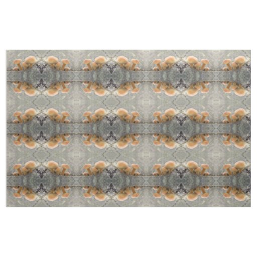 Toadstools on a Tree Trunk Patterned Animal Fabric